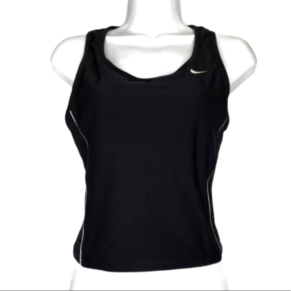 Nike DriFit Black Racerback Sports Workout Top Medium